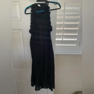 Women’s sleeveless Sz large polka dot